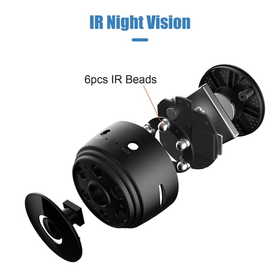 1080P mini camera Mini 1080P WiFi Mini Camera Video Cam Camcorder 150 Wide Angle Motion Detection 128GB Extended Memory 240mAh Battery for Baby Animal Monitoring Home Security