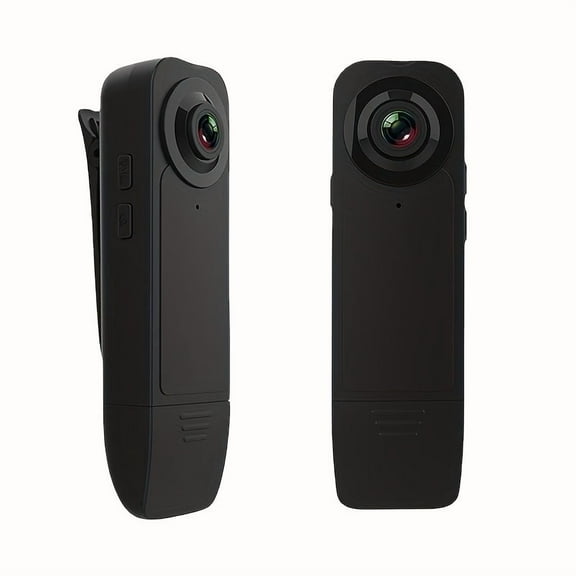 1080P portable human body camera with audio, human body camera with infrared night vision, wearable human body camera with upgraded rotating clip, 10 hours battery life, suitable for cycling recording
