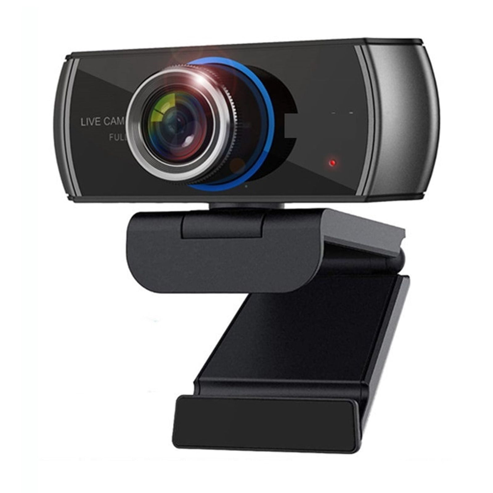 1080p Hd Webcam With Microphone 100°Wide Angle Video Conferencing Live Streaming Drive For Conferencing, Live Streaming, Recording ,Full Clarity