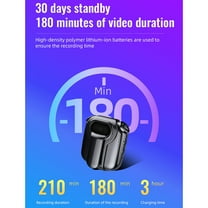 1080p High Definition Mini Camera Recorder with Intelligent Audio Recording and Live Viewing Feature