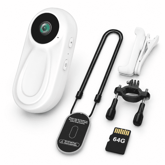 1080p Mini Body Camera, Portable Thumb-Size POV Cam with 64GB Storage ...
