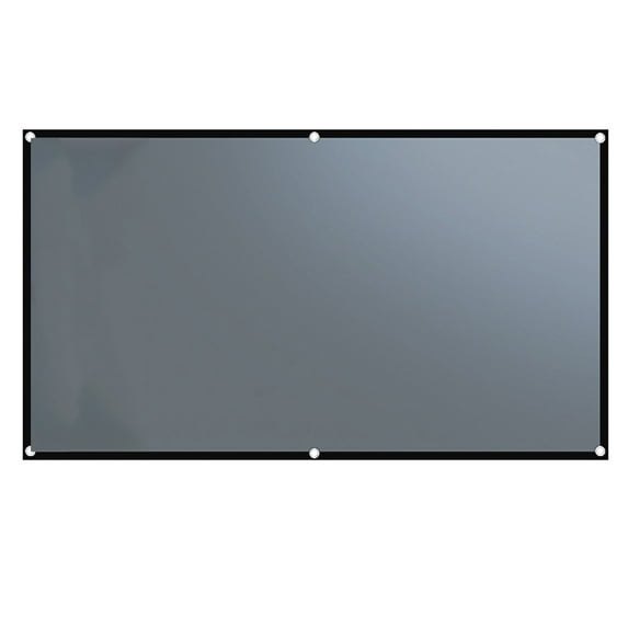 1080p Simple Portable Metal Anti-light Projector Screen 16:9 Hd Foldable Home Movie Projection Curtain with Bright Picture Quality