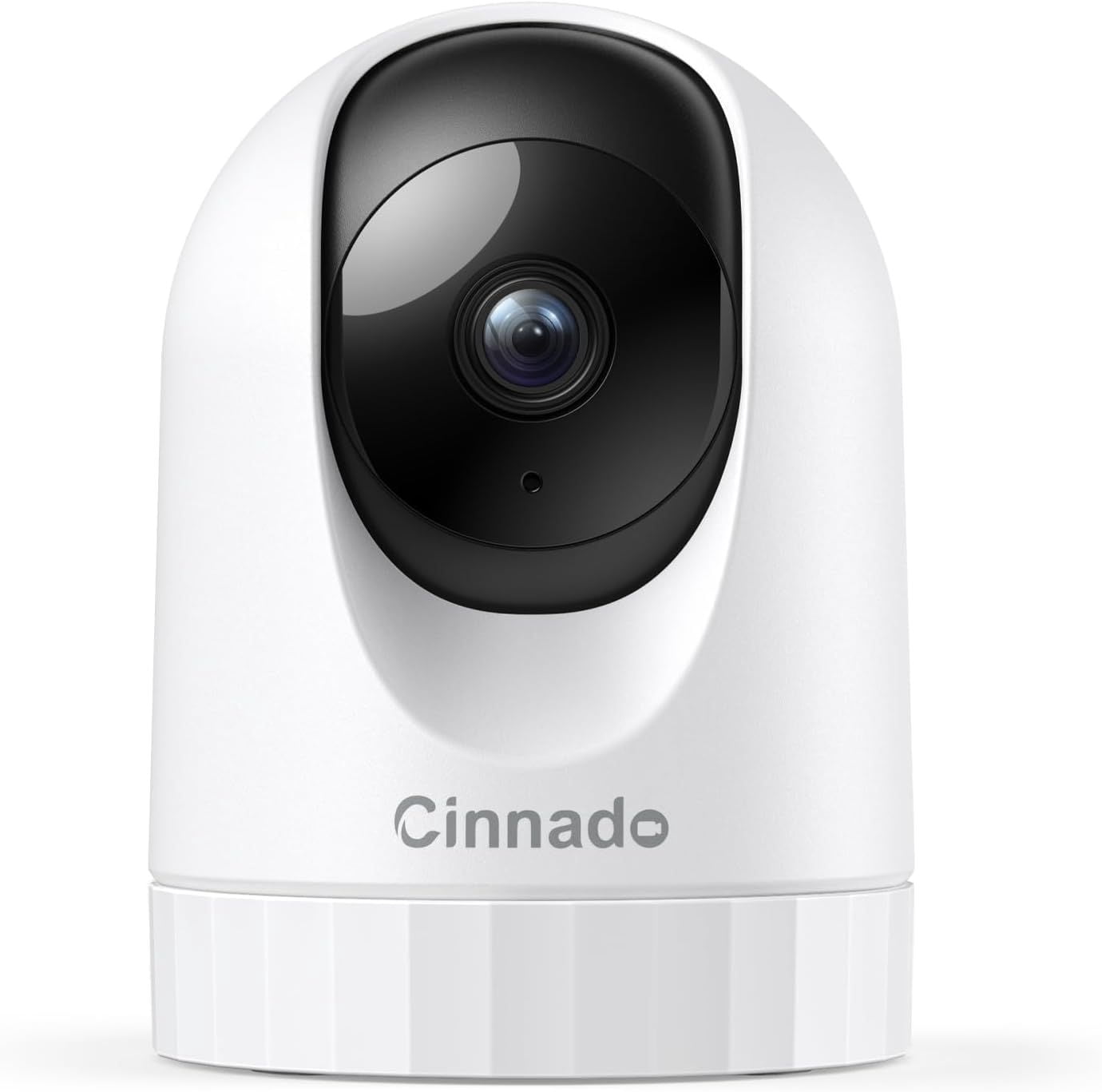 1080p Wi-Fi Smart Home Security Camera with Color Night Vision, Built-in Spotlight, Motion Detection, 2-Way Audio, Compatible with Alexa & Google, White, Free Expert Setup