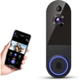 thumbnail image 1 of 1080p Wireless Wi-Fi Video Doorbell Camera with Night Vision, Two-Way Audio, AI Motion Detection and Cloud Storage, 2.4G WiFi (No Doorbell Receiver Included), 1 of 3