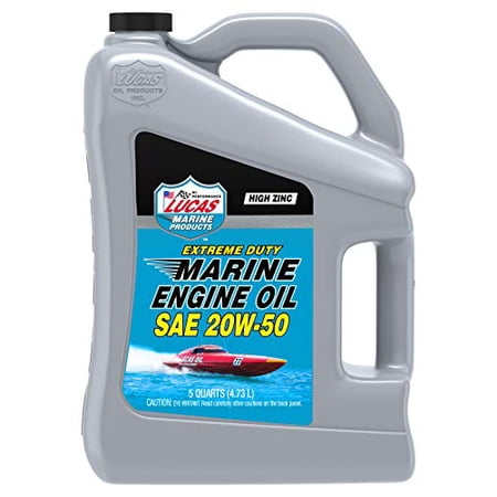 Extreme Duty Marine Engine Oil, SAE 20W-50, 5 Quart