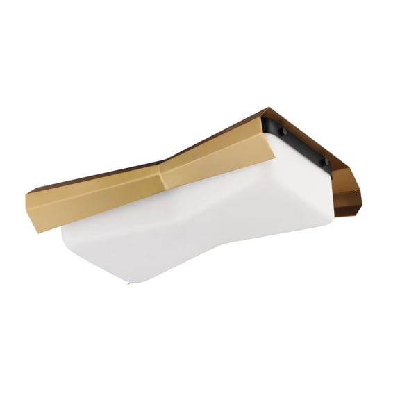 10819SWBKAB Maxim Lighting Rizzo - 2 Light Flush Mount-4.25 Inch Tall and 16 Inch Wide