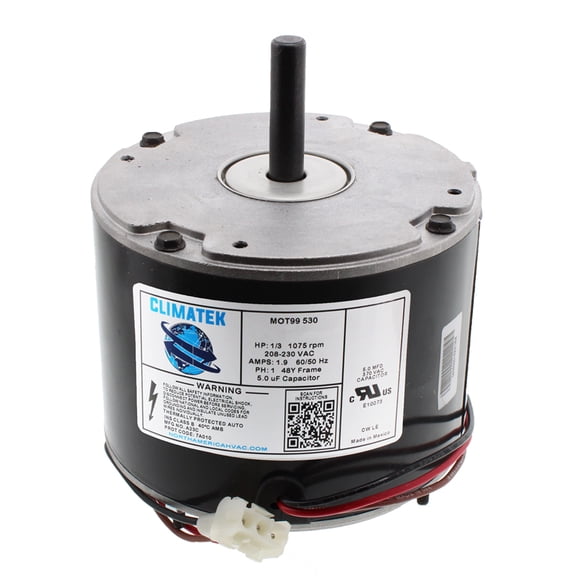 1085926 - ClimaTek 1/3 HP Upgraded Condenser Fan Motor Replaces Snyder