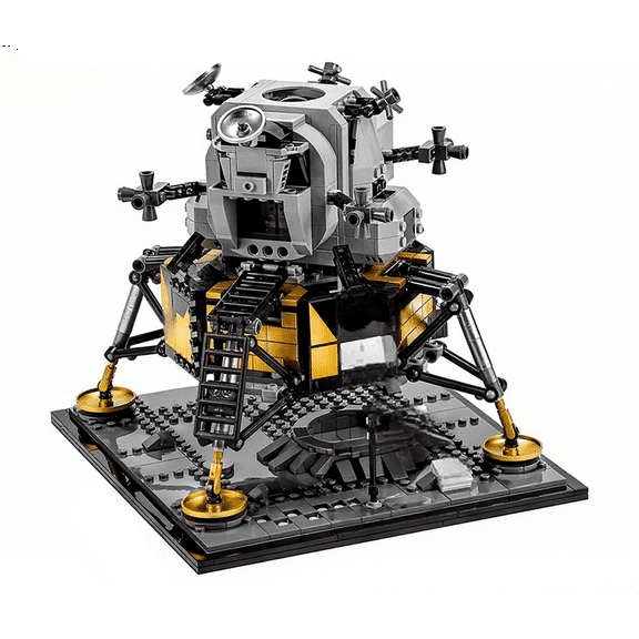 1087Pcs NASA Apollo-11 Epic Lunar Lander Deployable Legs Education Model Building diy Blocks Birthday Toys Gift