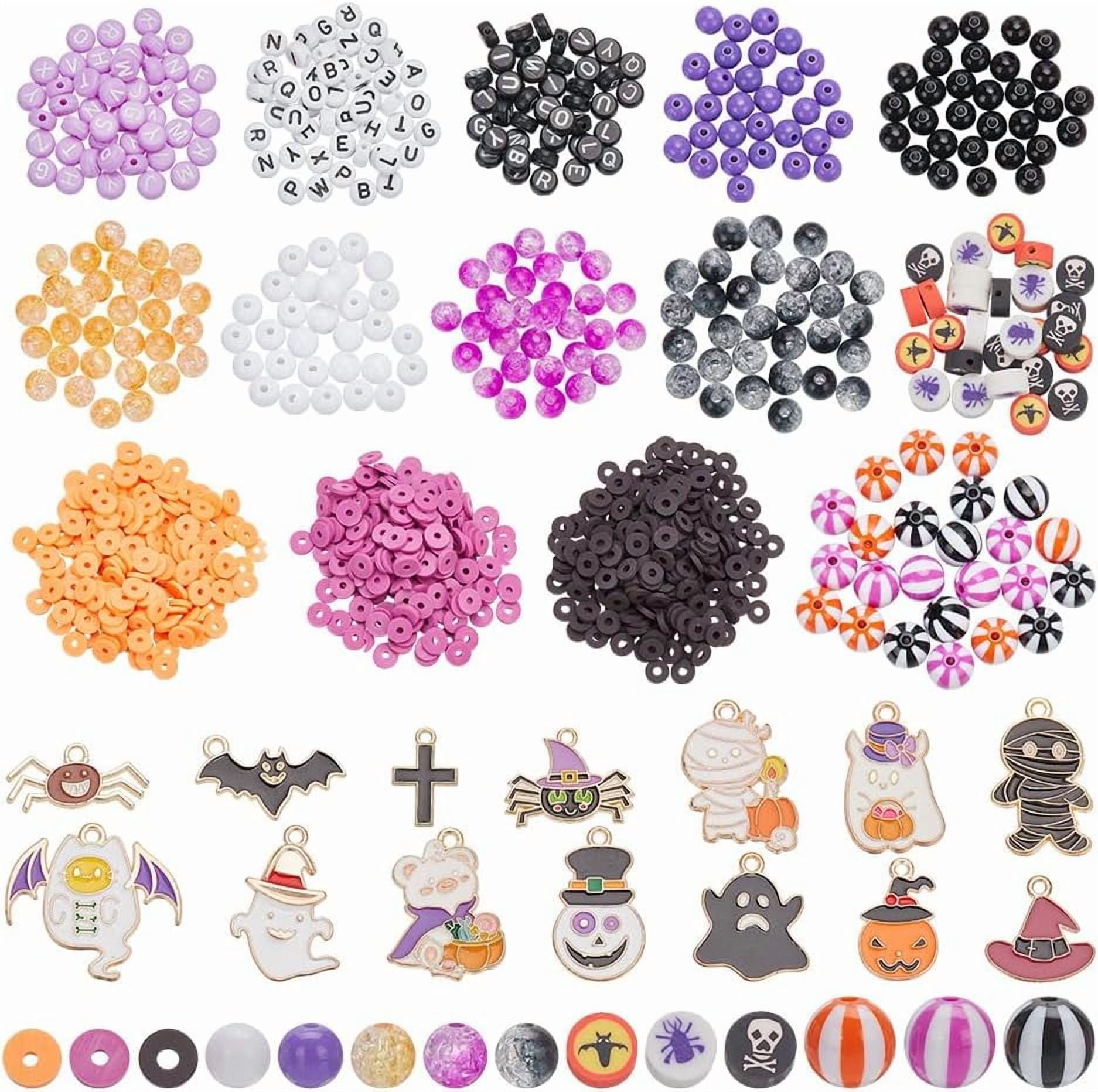 URROMA 427 PCS Halloween DIY Craft Beads Kit - Jewelry Making Supplies For Bracelets & Necklaces - View #6