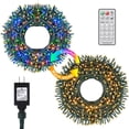 thumbnail image 1 of 108FT 300LED Christmas Tree Fairy String Lights with Remote & Timer 12 Modes for Wedding Holiday Party Patio Garden Home Decor, 1 of 8