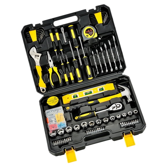 108Pcs Manual Combination Tool Household Hand Tool Set Car Repair Kits for Home Repair and Maintenance Enduring