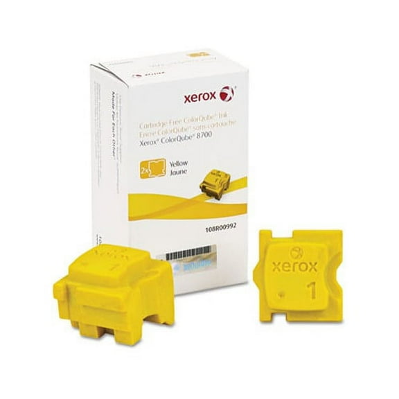 108R00992 Solid Ink Stick 4,200 Page-Yield, Yellow, 2/Box