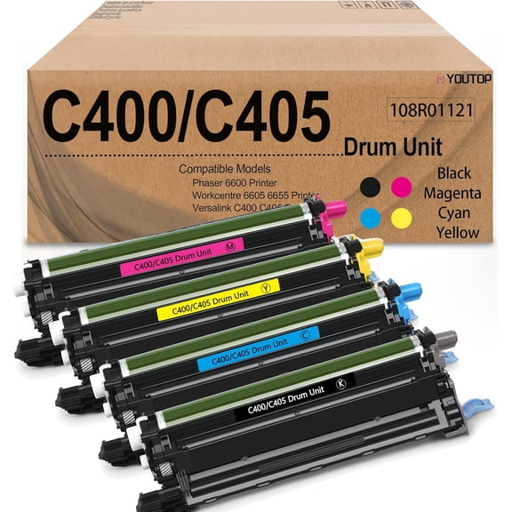 108R01121 Drum Unit Compatible for C400 C405 Imaging Unit Replacement for Xerox Phaser 6600 Workcentre 6605 6655 Versalink C400 C405 Printers