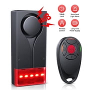 108dB Anti-Theft Alarm Wireless Vibration Alarm with Remote Control Door and Window Alarm Car Alarm Security System