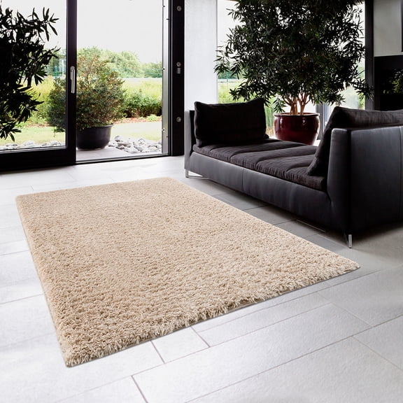 108in Long, 100% Polyester - Plush High - Pile Rug - Outdoor Patios - Add Comfort to Space