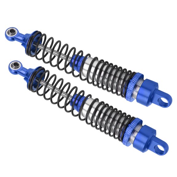 108mm RC Metal Shock Absorber Damper Set for 1/10 Scale Off-Road Rock Crawlers, Dark Blue (2 Pcs / 10.8 cm)