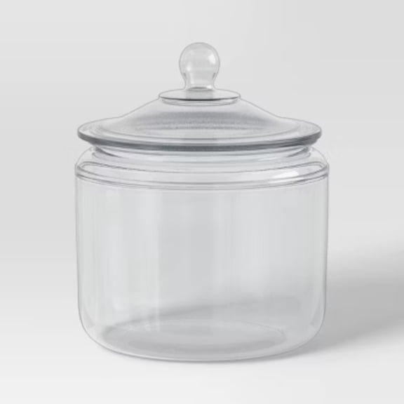 108oz Glassware Kitchen Storage: Clear Glass, Dishwasher-Safe, 8.27" Height, Lifetime Warranty