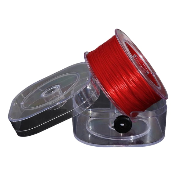 109.36yard Elastic String Bead Cord with Holder Case, 0.7mm Jewelry Making Cord for Beading Necklace Bracelets Making