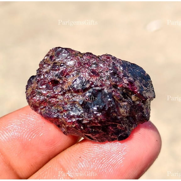 109.50 Ct Large Raw Natural Garnet stone 100% natural red garnet rough stone untreated January birthstone healing crystal good quality