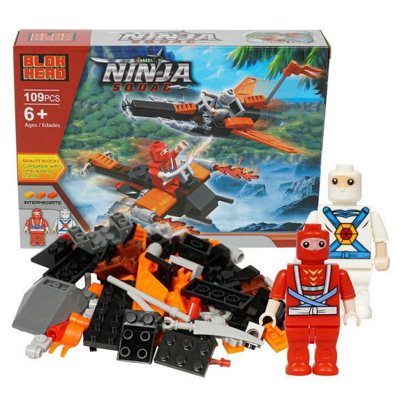 109 Piece Ninja Squad Playset