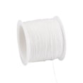 thumbnail image 1 of 109 Yards Bracelet String 0.24mm Fishing Line for Crafts Strong Beading Thread Micro Fused Thin Cord White, 1 of 5