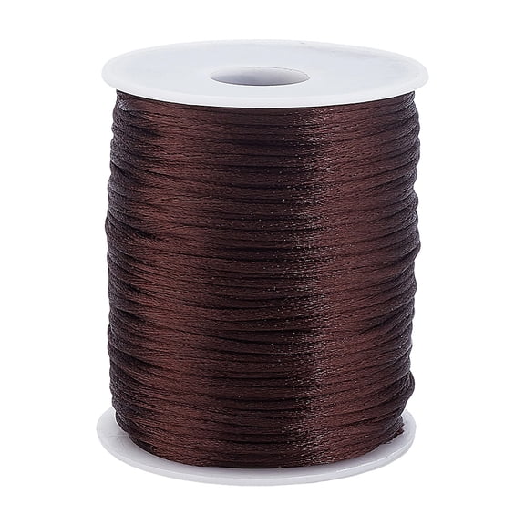 109 Yards Satin Rattail Cord 2mm Rattail Silk Cord Bracelet String Beading String Friendship Bracelet Necklace Chinese Knot Macram Dream