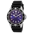 thumbnail image 1 of 10919 Men's Pro Diver Black Polyurethane Blue Dial Stainless Steel Watch, 1 of 4