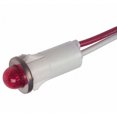 thumbnail image 1 of 1091M1-24V LED Panel Indicator Red 24V Wire Leads - 4.6 (116.84mm) : RoHS, 1 of 2