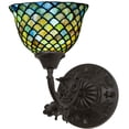 thumbnail image 1 of 109518 Meyda 8"W Tiffany Fishscale Wall Sconce, 1 of 2