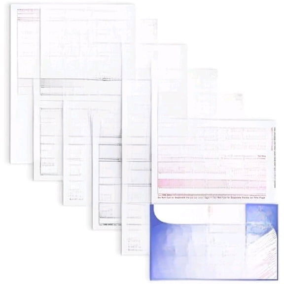 1099 MISC Forms 2025, 5 Part Set, Kit for 25 Vendors Complete Laser 1099 Tax Forms in Value Pack 1099 Misc 2025- NO ENVELOPES$$Office