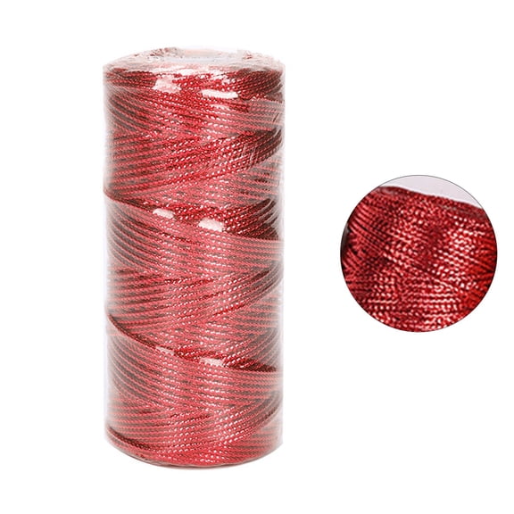 109Yards Decorative Wrapping Twine String Metallic Bakers Twine for Christmas Gift Wrapping