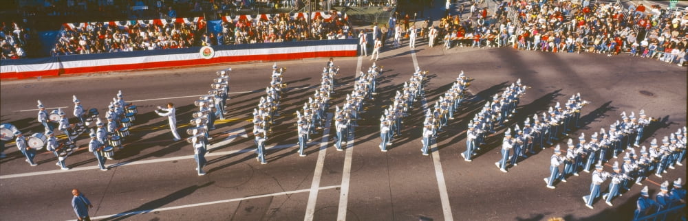 109th Tournament of Roses Parade Pasadena California Canvas Art - Panoramic Images (27 x 9)