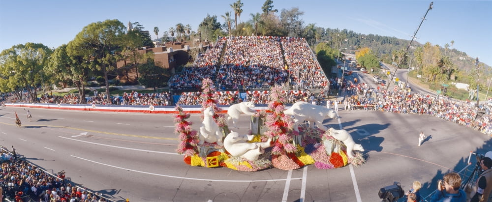 109th Tournament of Roses Parade Pasadena California Canvas Art - Panoramic Images (36 x 12)
