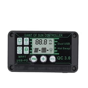 10A-100A Solar Charge Controller MPPT 12V/24V Charge Controller Dual USB Auto Solar Cell Panel Charger Regulator ,Stable & Reliable - 40A_A