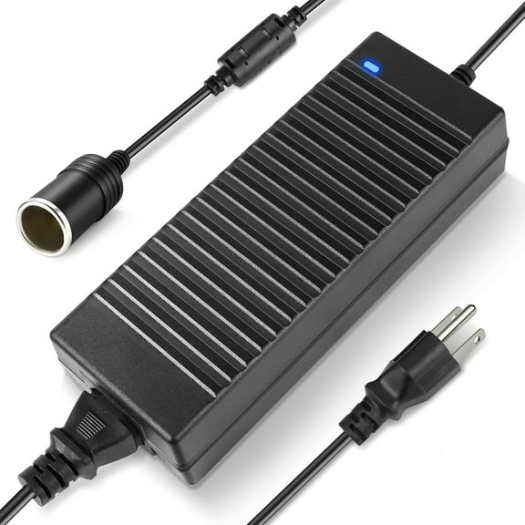 10A 120W AC to DC Converter 110V to 12V Car Cigarette Lighter Adapter for Car Vacuum Cleaner Inflator Refrigerator Cooler and Other Car Devices