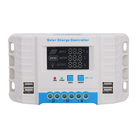 10A 12V 24V Solar Charge Controller LCD Display Solar Panel Charger Regulator PWM Controller With Protection Function ,Widely Use