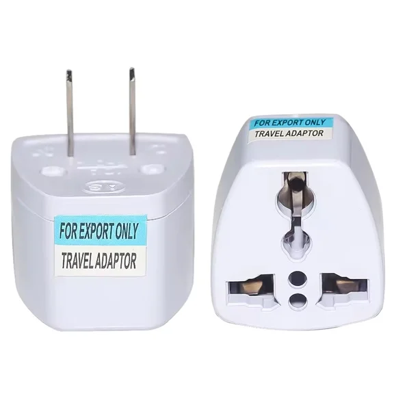 10A 250V American Standard 2Pin Plug Universal Portable Plug Travel Power Smart
