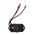 thumbnail image 1 of 10A 250V Rocker Switch Power Socket, Fuse Switch Inlet Module Plug, 3 Pin with 3Pcs Wiring, Male Power Socket with Switch, Stable Performance, 1 of 8