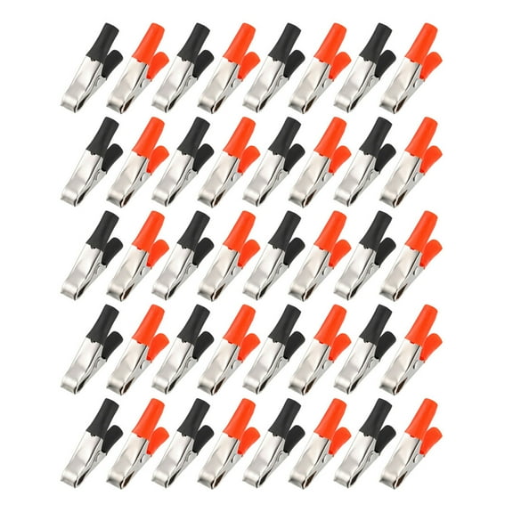 10A Battery Clips Alligator Clamps Test Battery Crocodile Clamp , 20pcs