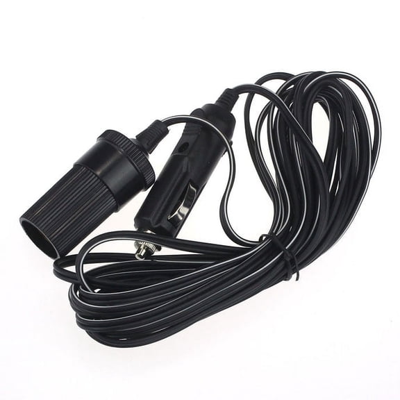 5m 10A Car Charger USB Socket Extension Cord for 12V Vehicles - Accessory for Effortless Charging