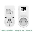 10A EU Plug Countdown Switch Two/One Digit Display Countdown Timer Time