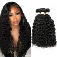 thumbnail image 1 of 10A Grade 3/4 Curly Peruvian Human Hair Extensions, 1 of 6