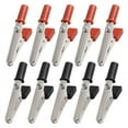 thumbnail image 1 of 10A Handle electrical alligator clips 25 Pairs, 1 of 7