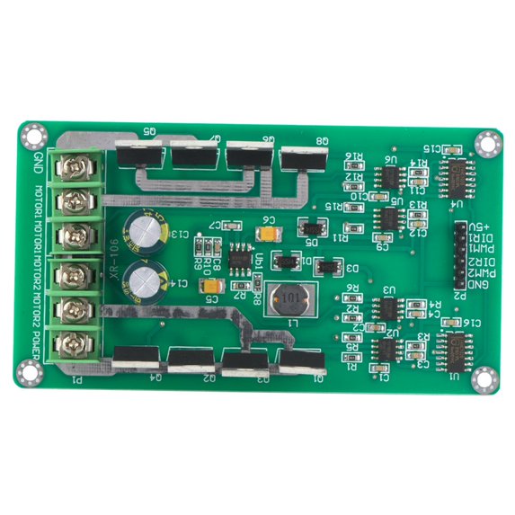 Music Chip Driver Module 10A Motor Driver Module, H-Bridge Driver Chip, Durable Improve Power ...