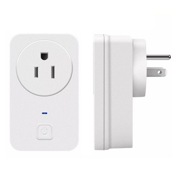 10A Smart Plug WiFi APP Remote Control Outlet Work with Alexa Echo and Google Home & IFTTT, Energy Monitoring and Timer Function, No HUB Required, 2.4G Wi-Fi Only
