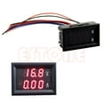 10A for DC 100V Voltmeter Ammeter Red LED Panel Amp Dual Digital Volt