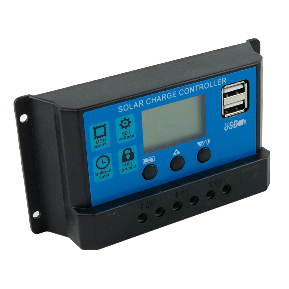 10A solar controller light time control solar charge and discharge controller