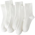 thumbnail image 1 of 10AGIRL Crew Socks, 6 Pack Cotton Casual Aesthetic Socks for Women, 1 of 7