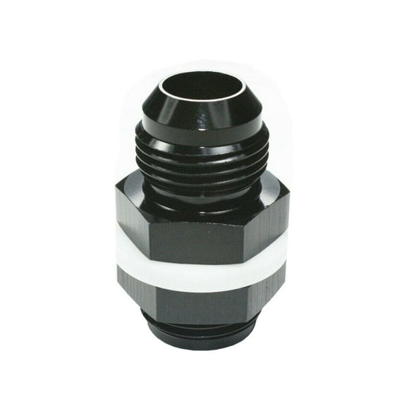 10AN -10 AN AN10 Flare Fuel Cell Bulkhead Fitting With Washer Black ...