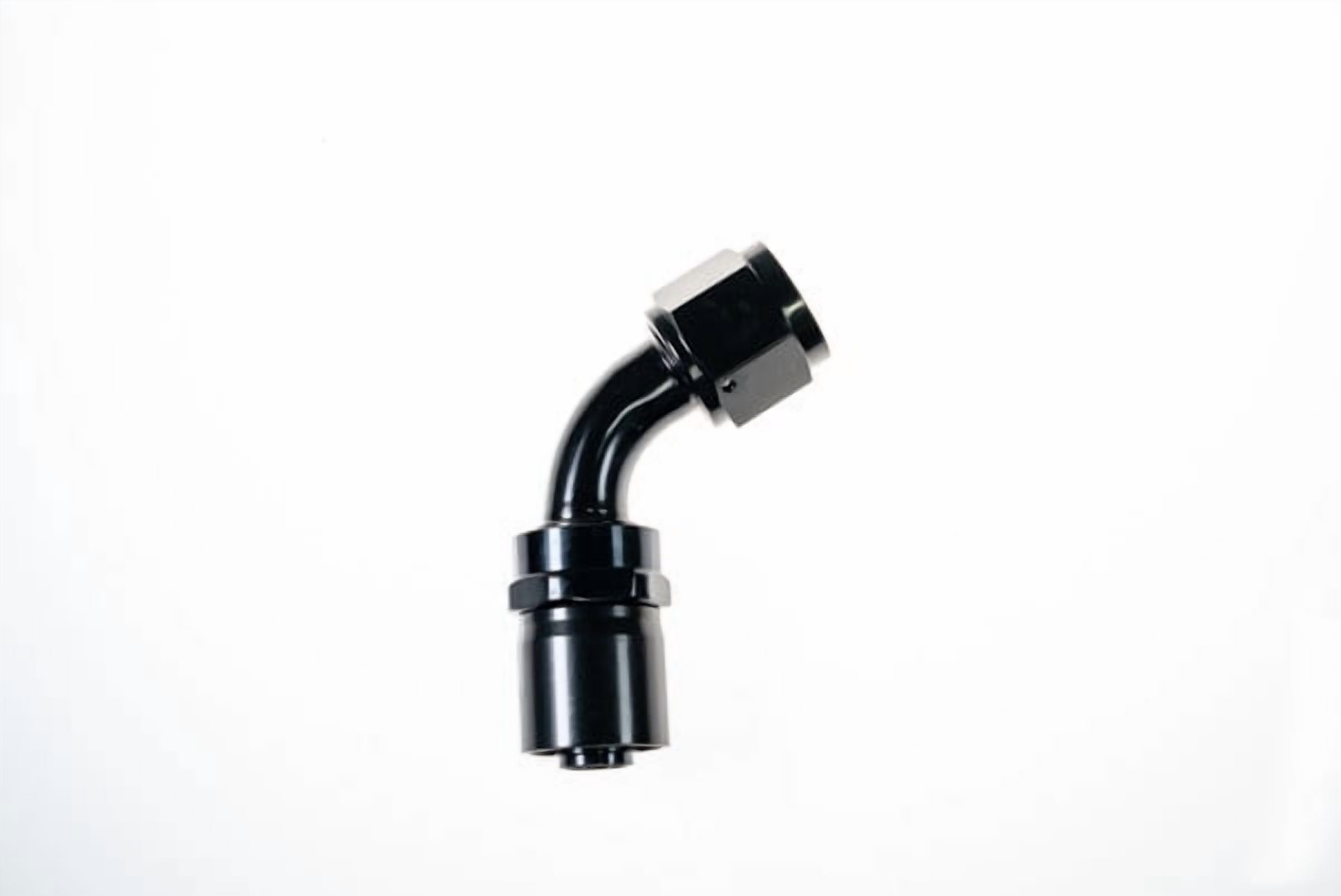 10AN 60Deg Crimp Hose End Black